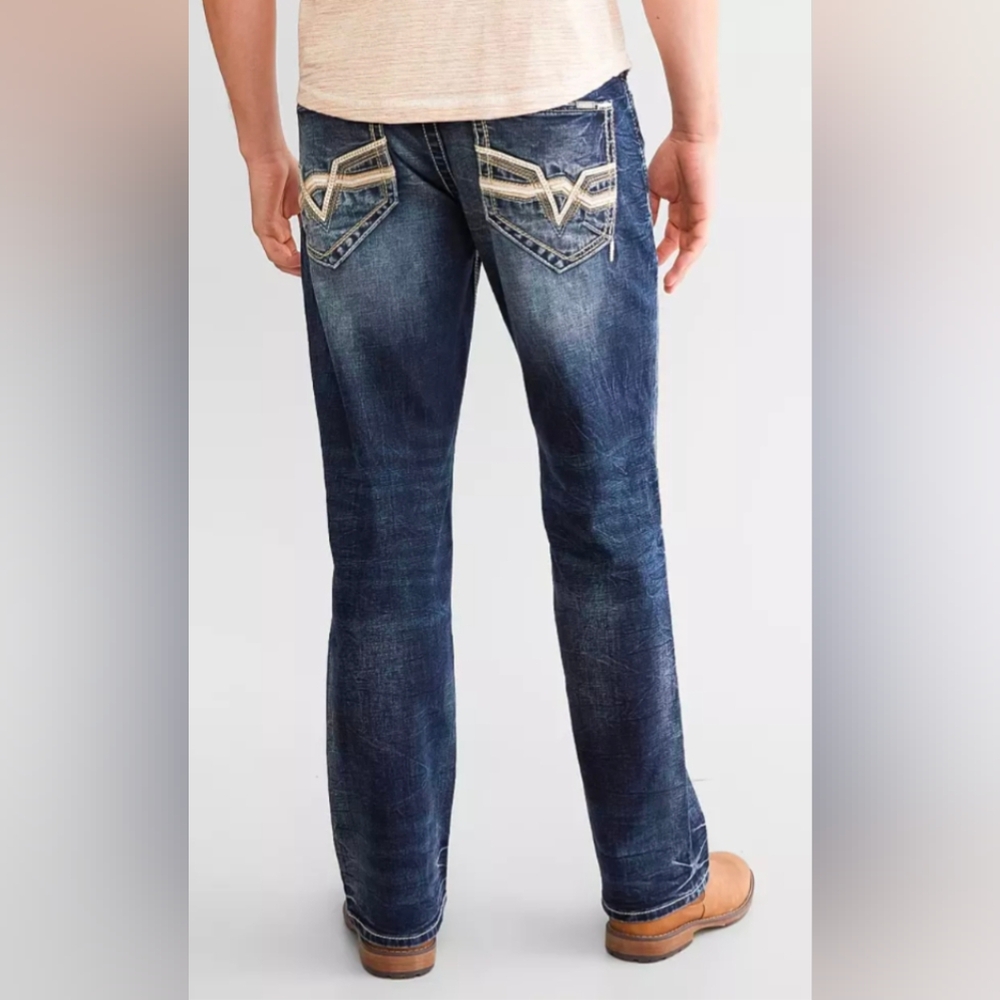 Salvage Supply Buckle Mayhem Boot Regular Fit Stretch Jean Sz. 29x32 - Picture 2 of 16